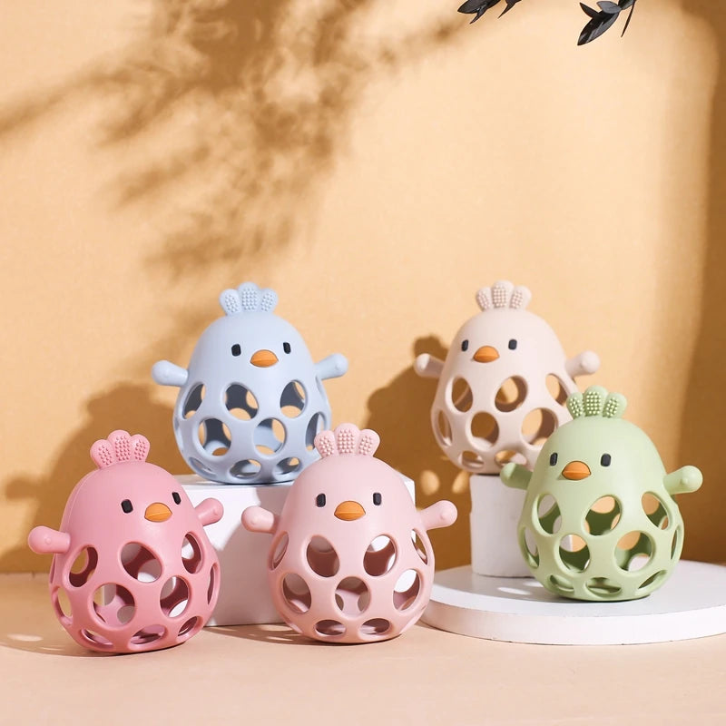 Baby Silicone Teether Gloves Toys BPA Free Silicone Soft Soothing Dental Care Gums Anti-eating Hand Molar Toys Baby Accessories