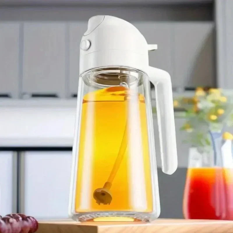 2in1 500ml Glass Oil Spray Bottle