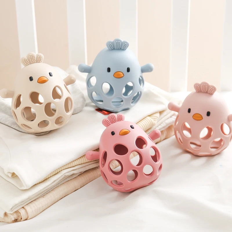 Baby Silicone Teether Gloves Toys BPA Free Silicone Soft Soothing Dental Care Gums Anti-eating Hand Molar Toys Baby Accessories