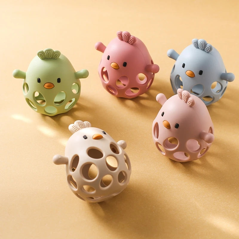 Baby Silicone Teether Gloves Toys BPA Free Silicone Soft Soothing Dental Care Gums Anti-eating Hand Molar Toys Baby Accessories