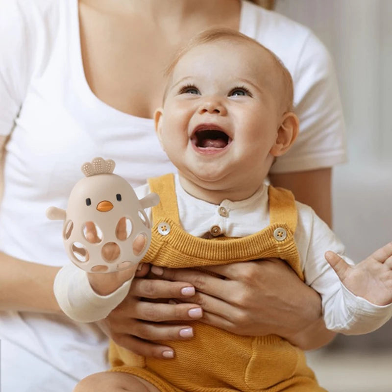 Baby Silicone Teether Gloves Toys BPA Free Silicone Soft Soothing Dental Care Gums Anti-eating Hand Molar Toys Baby Accessories