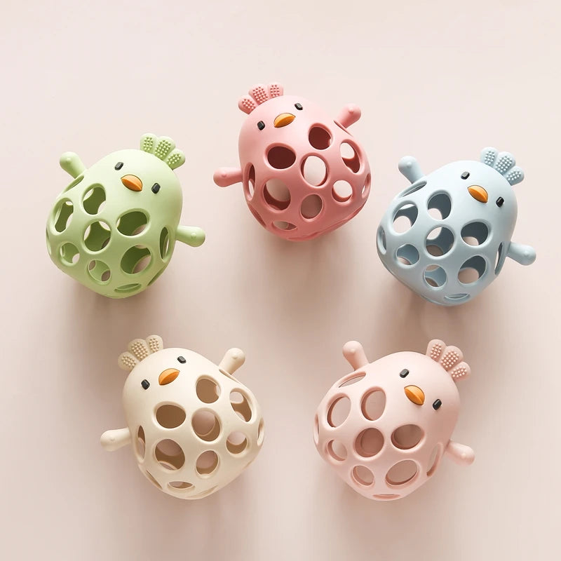 Baby Silicone Teether Gloves Toys BPA Free Silicone Soft Soothing Dental Care Gums Anti-eating Hand Molar Toys Baby Accessories