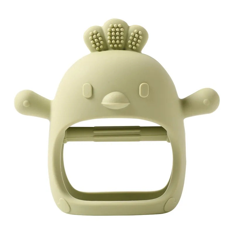 Baby Silicone Teether Gloves Toys BPA Free Silicone Soft Soothing Dental Care Gums Anti-eating Hand Molar Toys Baby Accessories