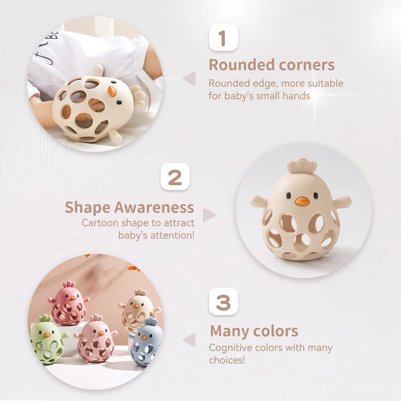 Baby Silicone Teether Gloves Toys BPA Free Silicone Soft Soothing Dental Care Gums Anti-eating Hand Molar Toys Baby Accessories