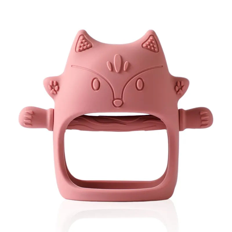 Baby Silicone Teether Gloves Toys BPA Free Silicone Soft Soothing Dental Care Gums Anti-eating Hand Molar Toys Baby Accessories
