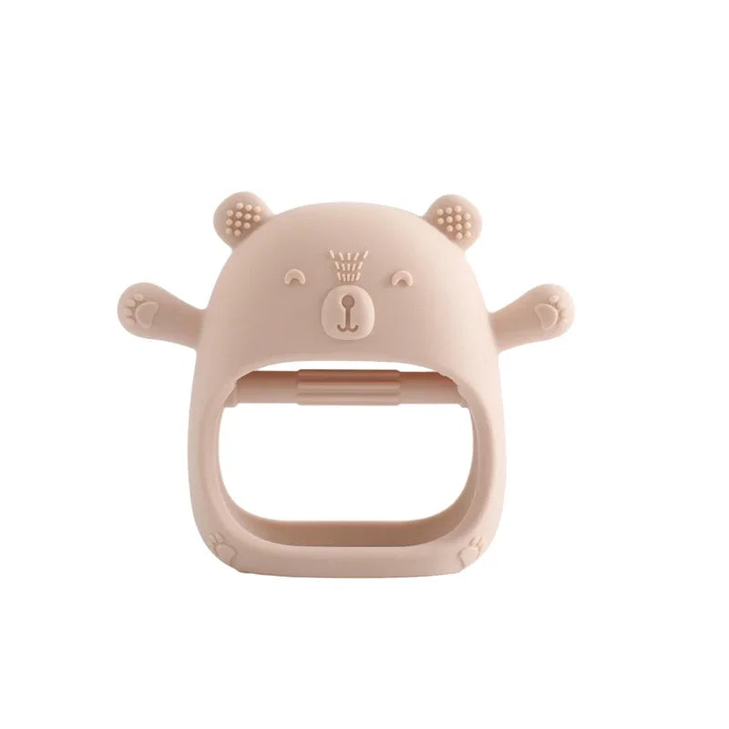 Baby Silicone Teether Gloves Toys BPA Free Silicone Soft Soothing Dental Care Gums Anti-eating Hand Molar Toys Baby Accessories