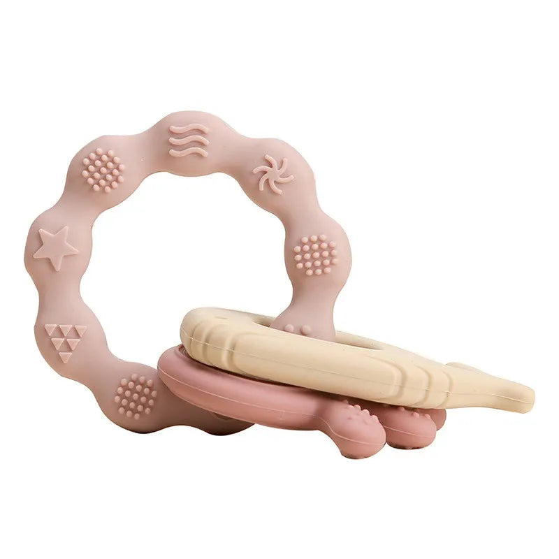 Baby Silicone Teether Gloves Toys BPA Free Silicone Soft Soothing Dental Care Gums Anti-eating Hand Molar Toys Baby Accessories