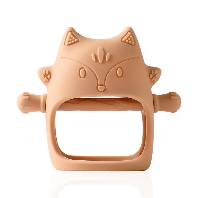 Baby Silicone Teether Gloves Toys BPA Free Silicone Soft Soothing Dental Care Gums Anti-eating Hand Molar Toys Baby Accessories