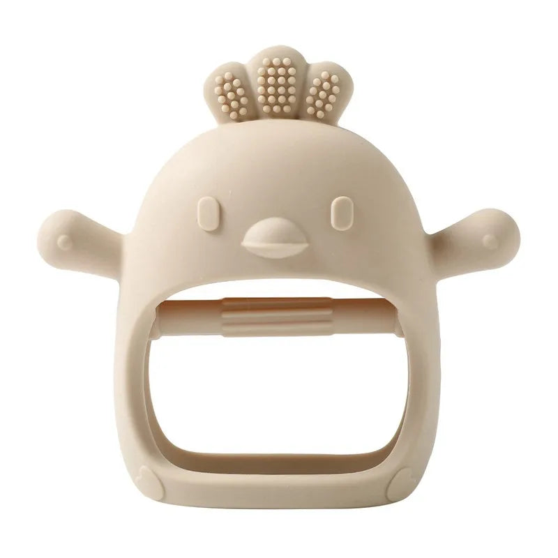 Baby Silicone Teether Gloves Toys BPA Free Silicone Soft Soothing Dental Care Gums Anti-eating Hand Molar Toys Baby Accessories