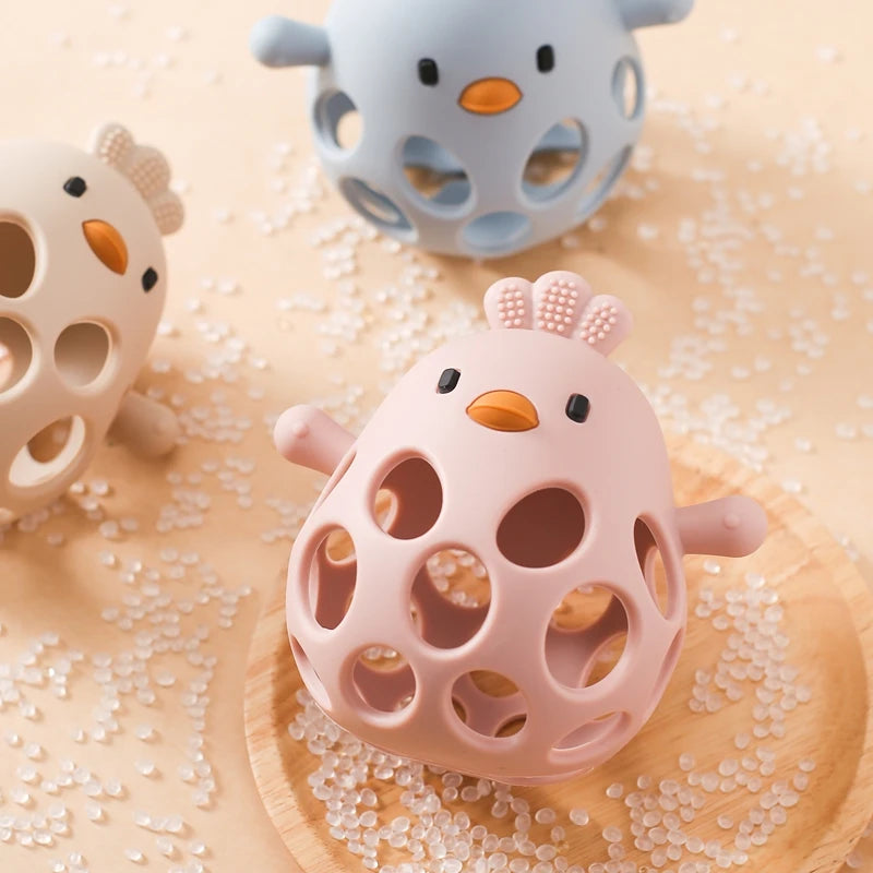 Baby Silicone Teether Gloves Toys BPA Free Silicone Soft Soothing Dental Care Gums Anti-eating Hand Molar Toys Baby Accessories