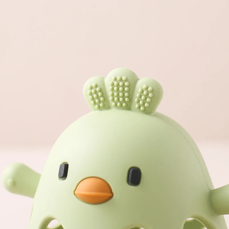 Baby Silicone Teether Gloves Toys BPA Free Silicone Soft Soothing Dental Care Gums Anti-eating Hand Molar Toys Baby Accessories