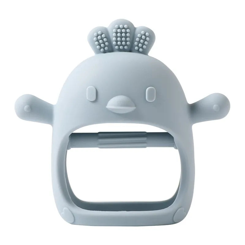 Baby Silicone Teether Gloves Toys BPA Free Silicone Soft Soothing Dental Care Gums Anti-eating Hand Molar Toys Baby Accessories