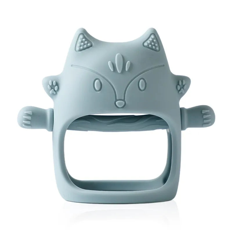 Baby Silicone Teether Gloves Toys BPA Free Silicone Soft Soothing Dental Care Gums Anti-eating Hand Molar Toys Baby Accessories