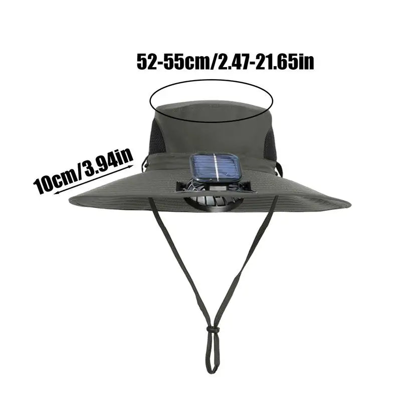 Children Hat With Solar Fan