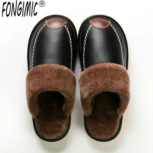 Men Leather Slippers