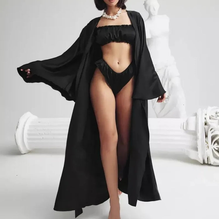 Long Bell-Sleeve Robe