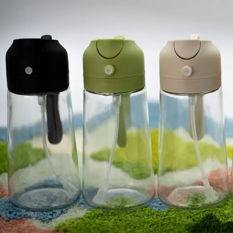 2in1 500ml Glass Oil Spray Bottle