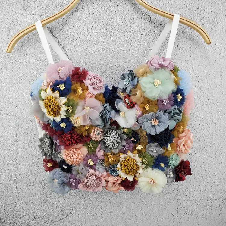 Rhinestone Bustier Top