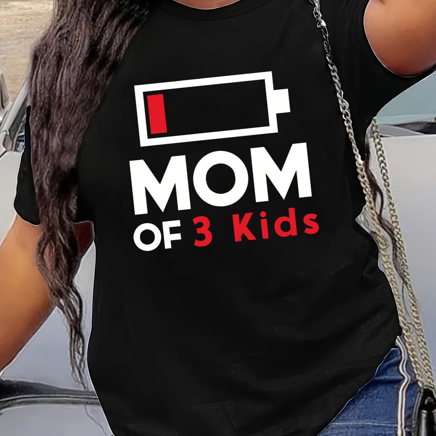 Women'S Casual MOM OF 3 Shirt